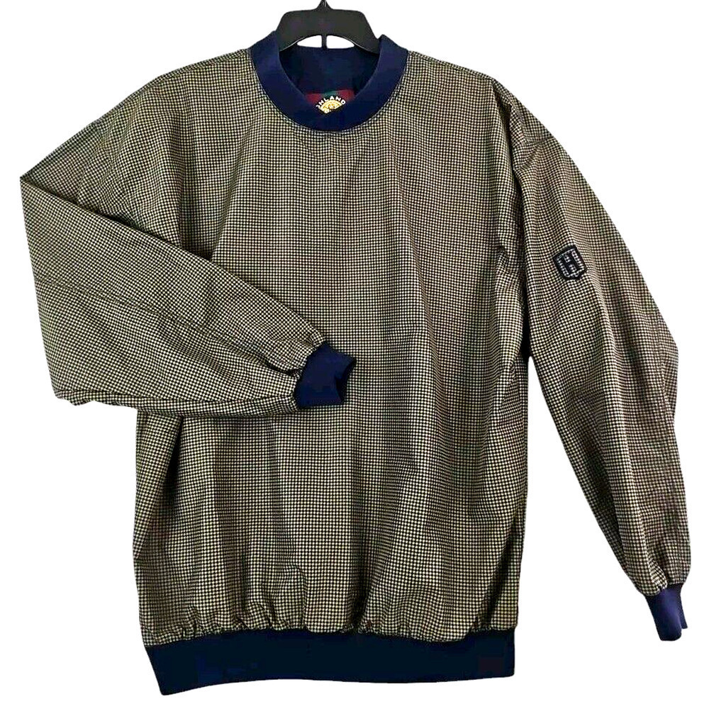 Vintage Highlander Plaid Windwear Golfing Pullover / Jacket Men’s Size L.